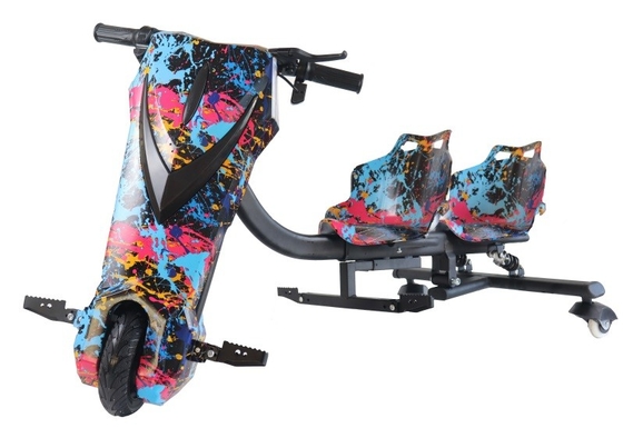 Factory swing happy car electric drift trike 3 wheels 250W electric drifting scooter with double Seat and Bluetooth