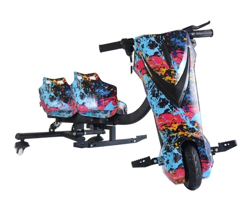 Factory swing happy car electric drift trike 3 wheels 250W electric drifting scooter with double Seat and Bluetooth