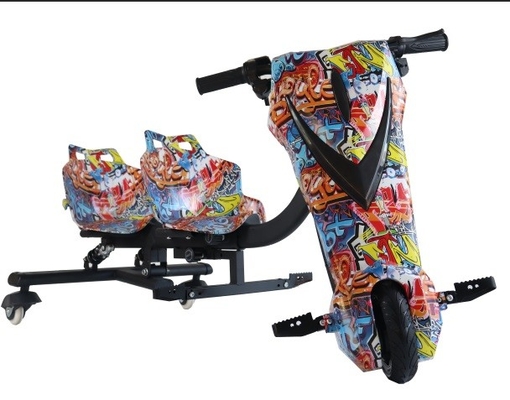 Factory swing happy car electric drift trike 3 wheels 250W electric drifting scooter with double Seat and Bluetooth
