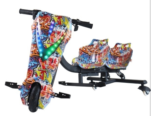 Factory swing happy car electric drift trike 3 wheels 250W electric drifting scooter with double Seat and Bluetooth